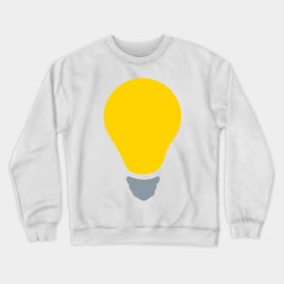 Lightbulb Emoticon Crewneck Sweatshirt